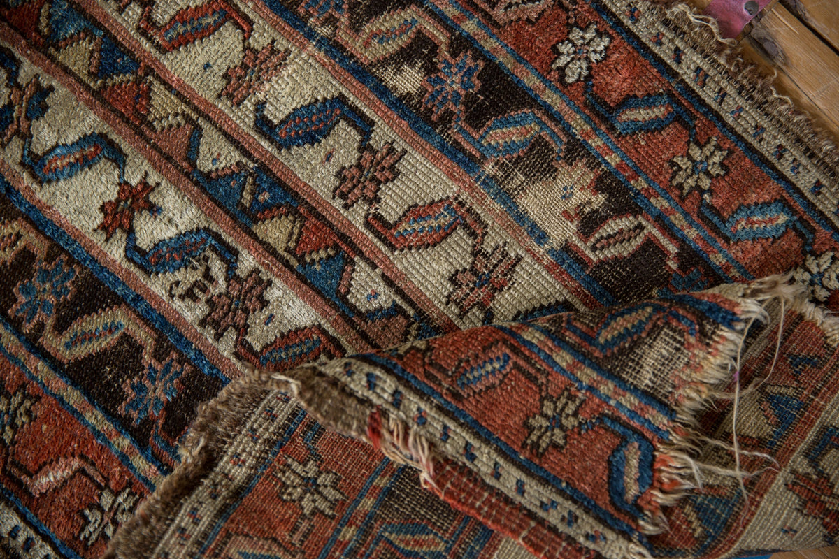 1.5x2.5 Antique Fragment Anatolian Rug Mat - Rugs - by Old New House® (image 7 of 7) | Heavy Bass & Prosody