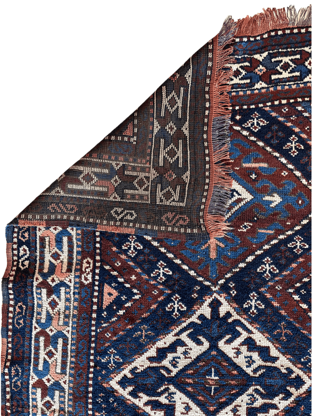 Rugistan 1920’s Antique Kurdish Rug 3’6” X 6’3” - Antique Rug