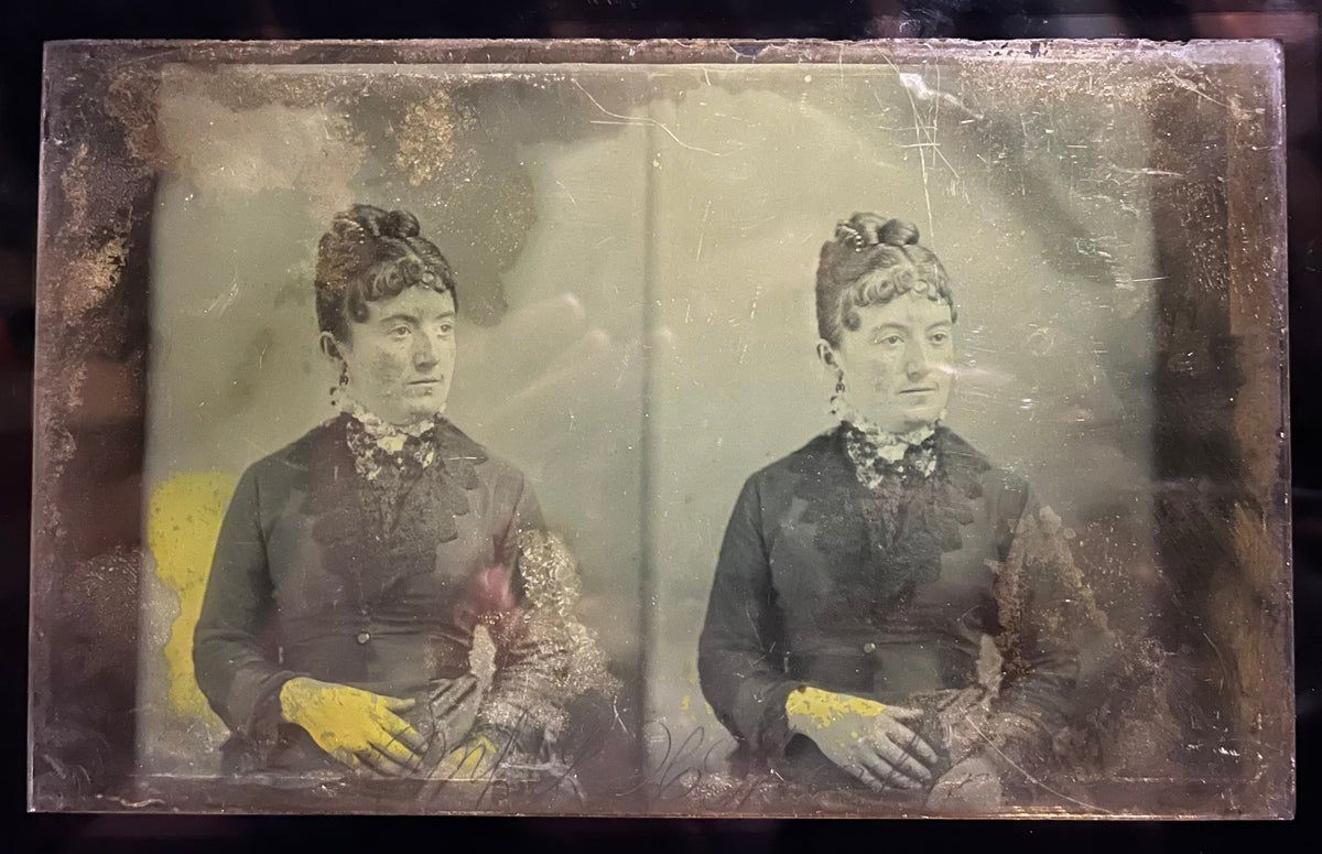 Antique Glass Negative Photo Lady (#6) - by Unfortunate Cadaver | Heavy Bass & Prosody