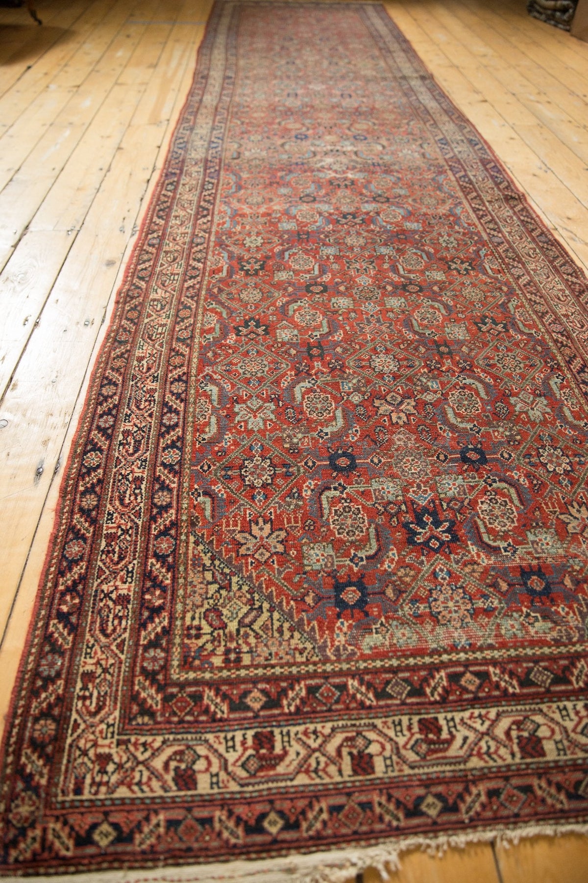Old New House® 3.5x15 Antique Malayer Rug Runner - Sold