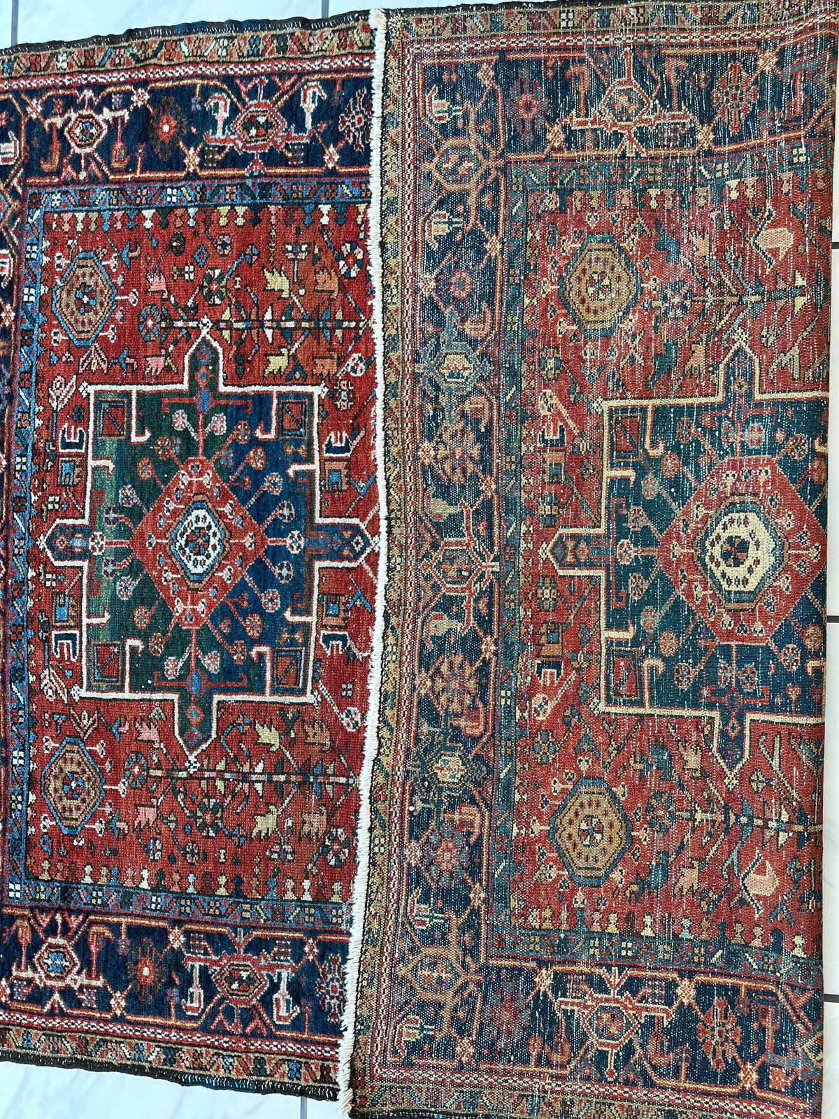 Rugistan Karaja Persian Antique Heriz Rug 4'9" x 6'