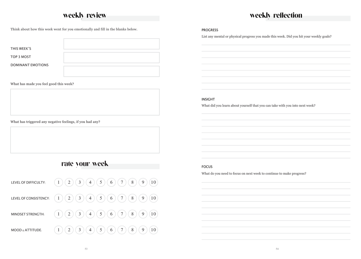 Lifestyle Journal
