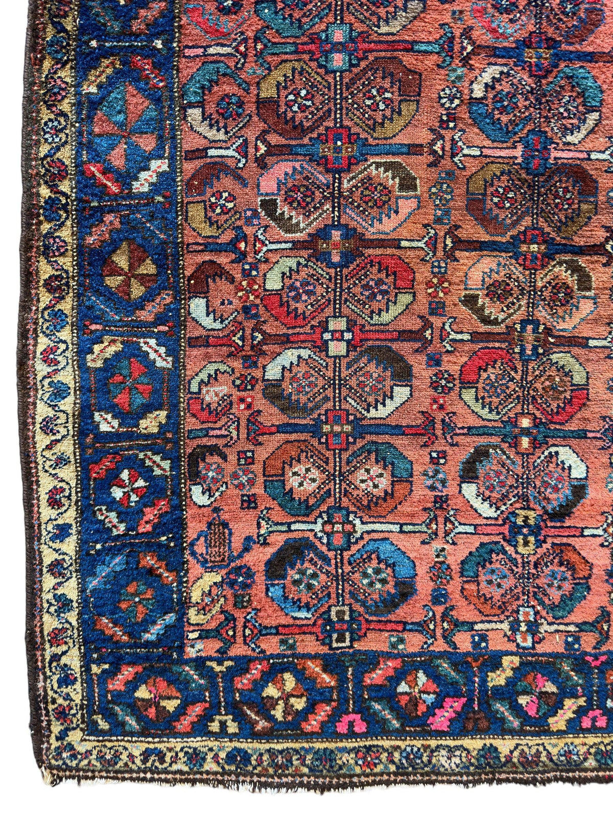 Rugistan Antique One of Kind Persian Hamedan Enjelas Rug 3’11” x 4’4” - Antique Rug