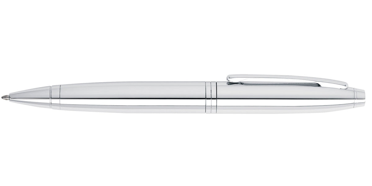 A.T. Cross Calais™ Polished Chrome Ballpoint Pen - by A.T. Cross (image 4 of 4) | Heavy Bass & Prosody