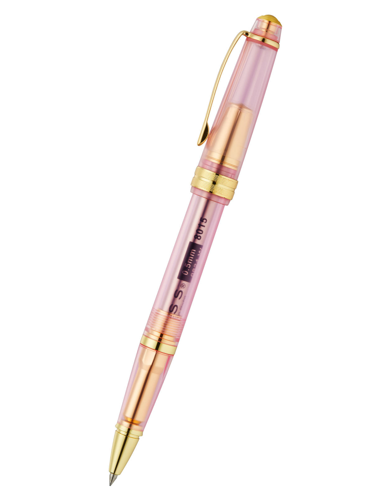 Bailey Light™ Translucent Pink Sapphire Resin Rollerball Pen