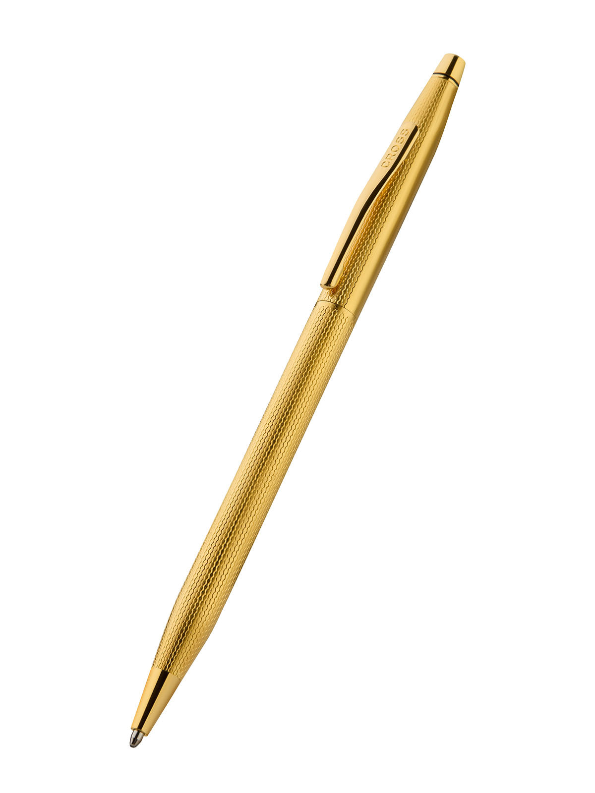 Classic Century® 23KT Gold Plated Engraved Diamond Pattern Ballpoint Pen