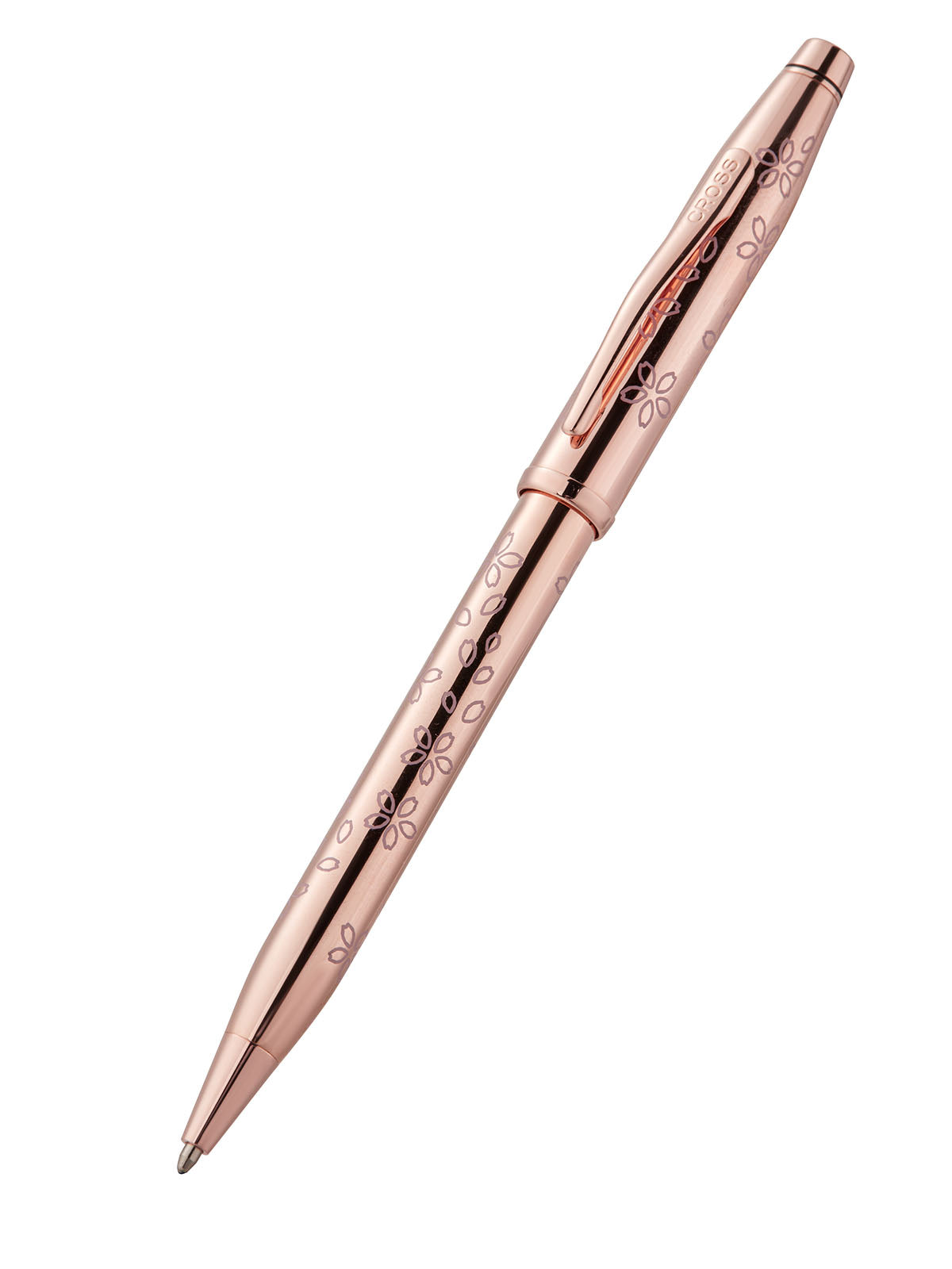 A.T. Cross Century® II Cherry Blossom Rose Gold Plated Ballpoint Pen - by A.T. Cross (image 5 of 5) | Heavy Bass & Prosody