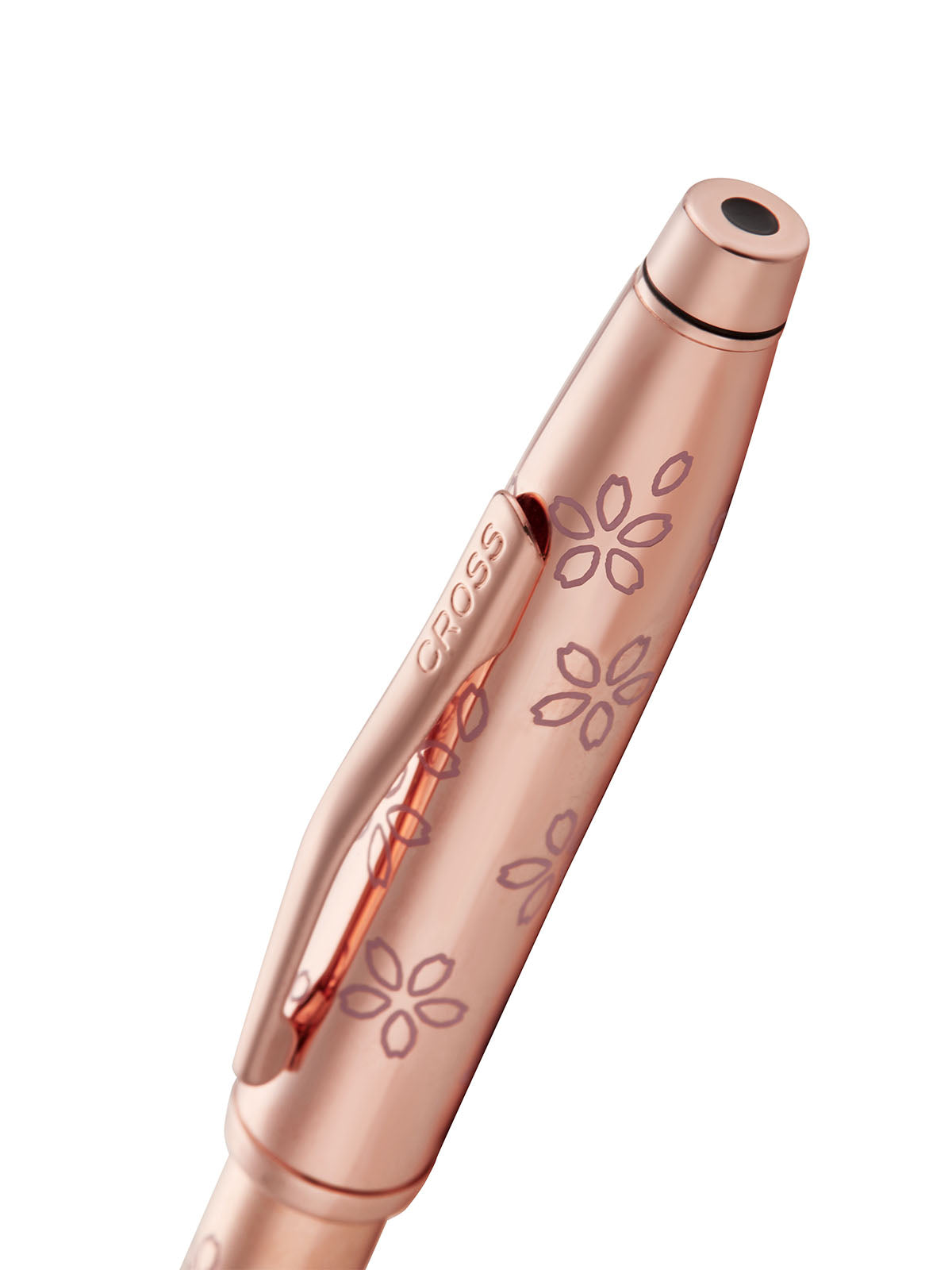 A.T. Cross Century® II Cherry Blossom Rose Gold Plated Ballpoint Pen - by A.T. Cross (image 2 of 5) | Heavy Bass & Prosody