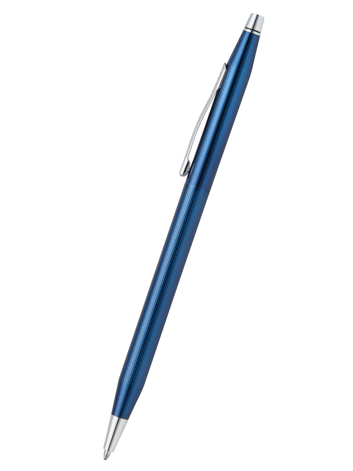 Classic Century® Translucent Cobalt Blue Engraved Diamond Pattern Ballpoint Pen