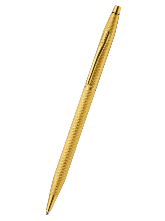 Classic Century® 23KT Gold Plated Engraved Diamond Pattern Ballpoint Pen