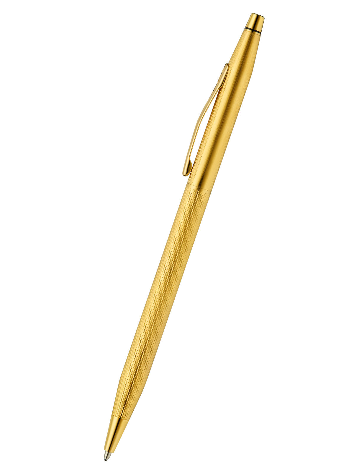 Classic Century® 23KT Gold Plated Engraved Diamond Pattern Ballpoint Pen