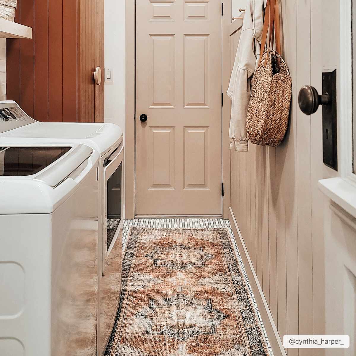 Boutique Rugs Rosman Distressed Washable Area Rug - Rugs
