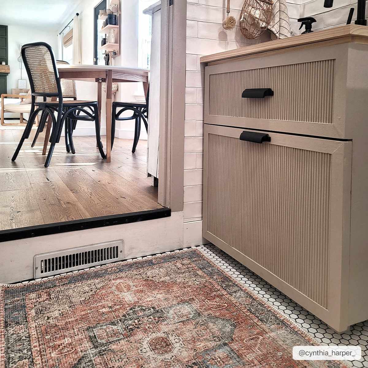 Boutique Rugs Rosman Distressed Washable Area Rug - Rugs