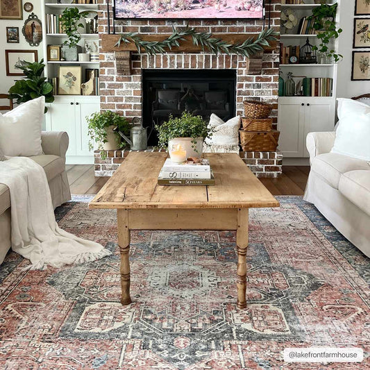 Boutique Rugs Rosman Distressed Washable Area Rug - Rugs