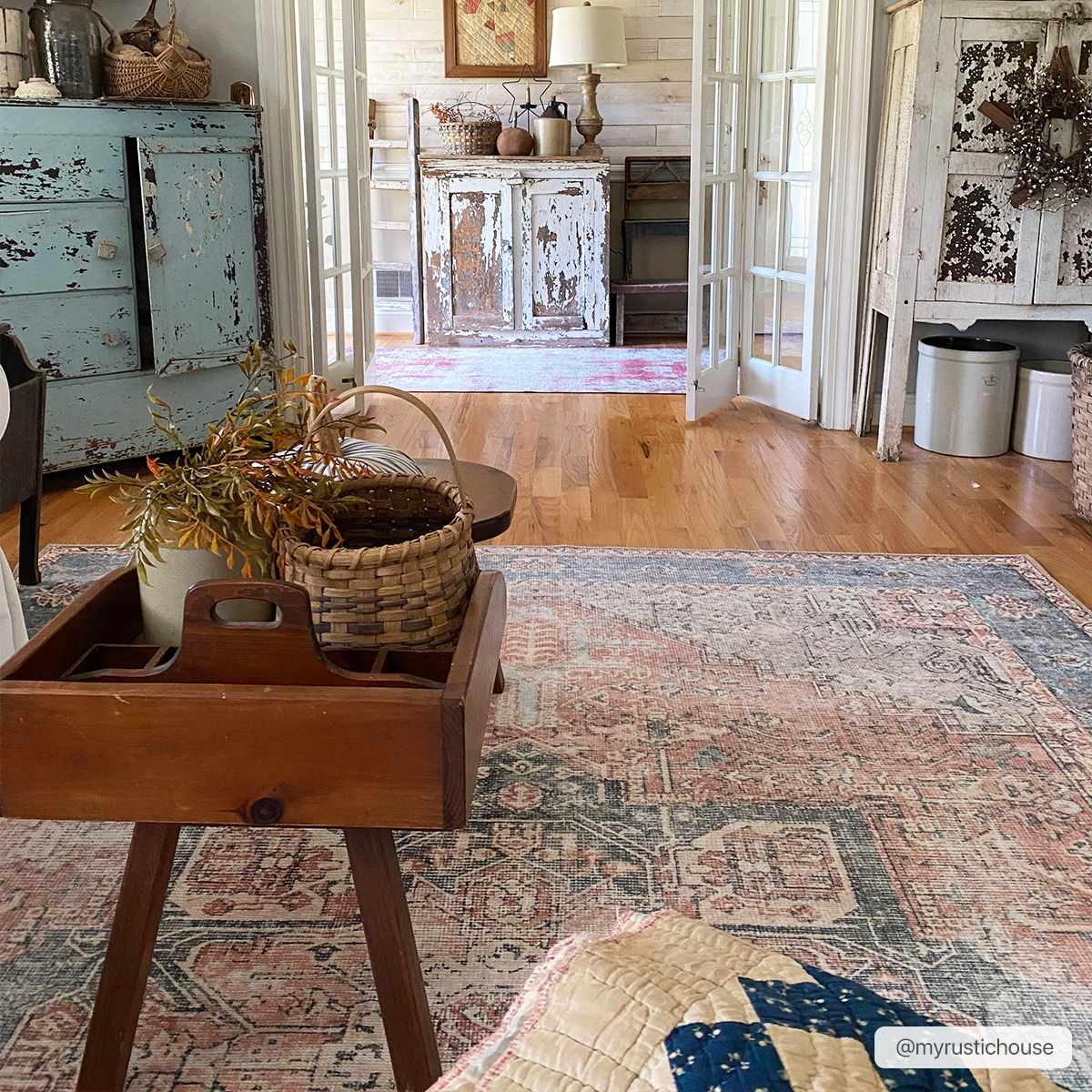 Boutique Rugs Rosman Distressed Washable Area Rug - Rugs