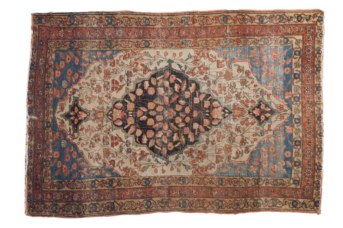 Old New House® 3.5x5 Antique Fine Farahan Sarouk Rug - Sold