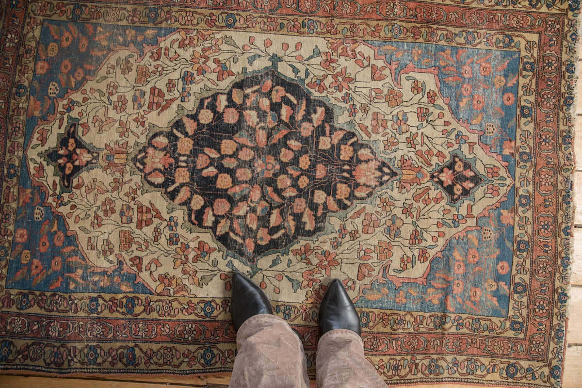 Old New House® 3.5x5 Antique Fine Farahan Sarouk Rug - Sold
