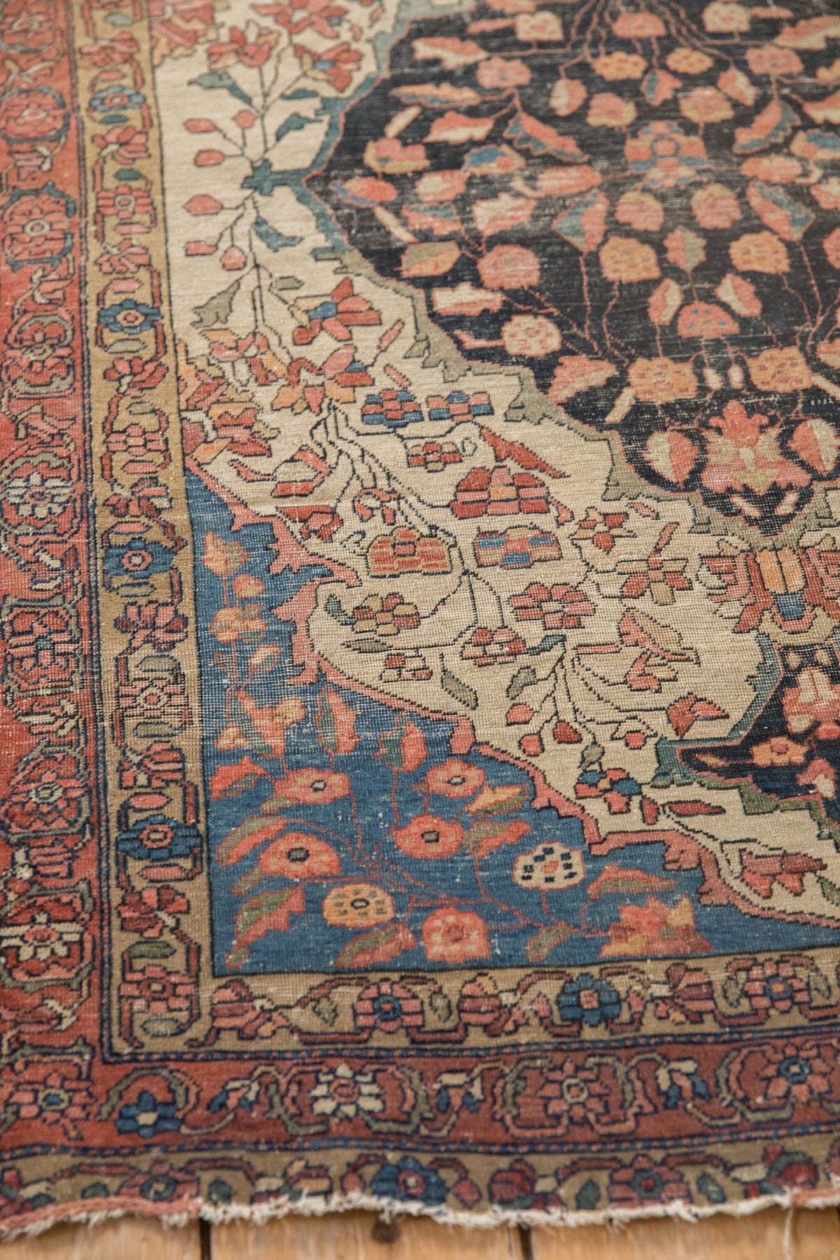 Old New House® 3.5x5 Antique Fine Farahan Sarouk Rug - Sold