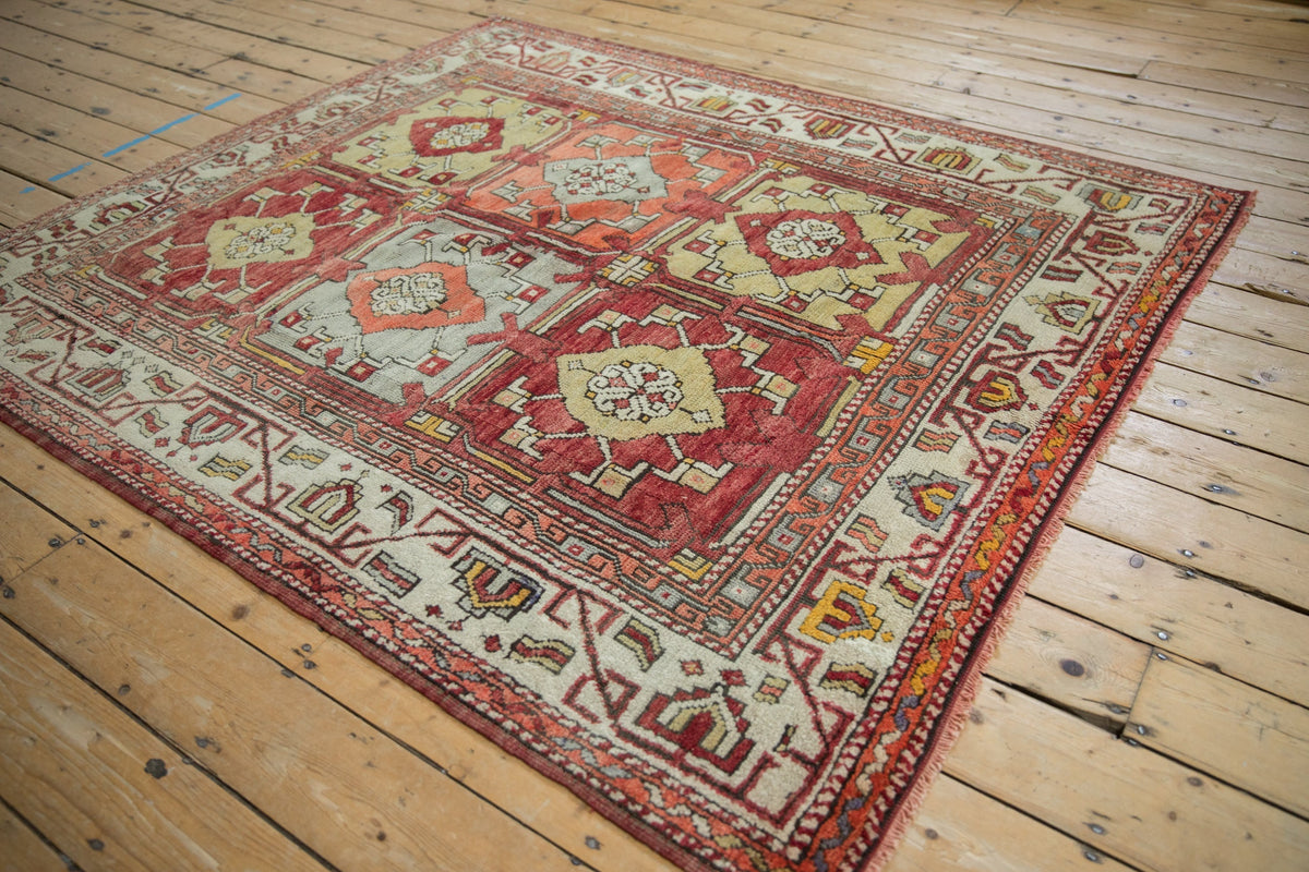 Old New House® 5.5x6.5 Vintage Oushak Carpet - Rugs