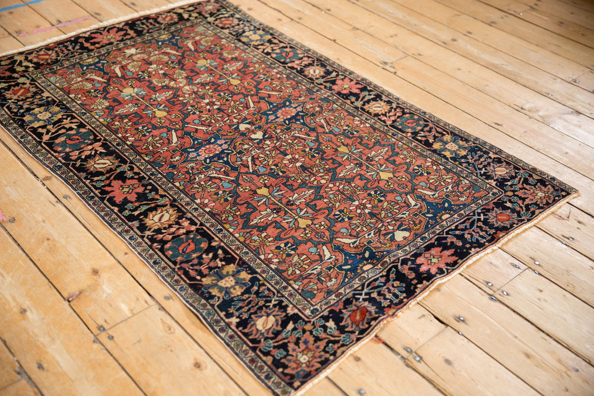 Old New House® 3x5 Antique Fine Farahan Sarouk Rug - Rugs