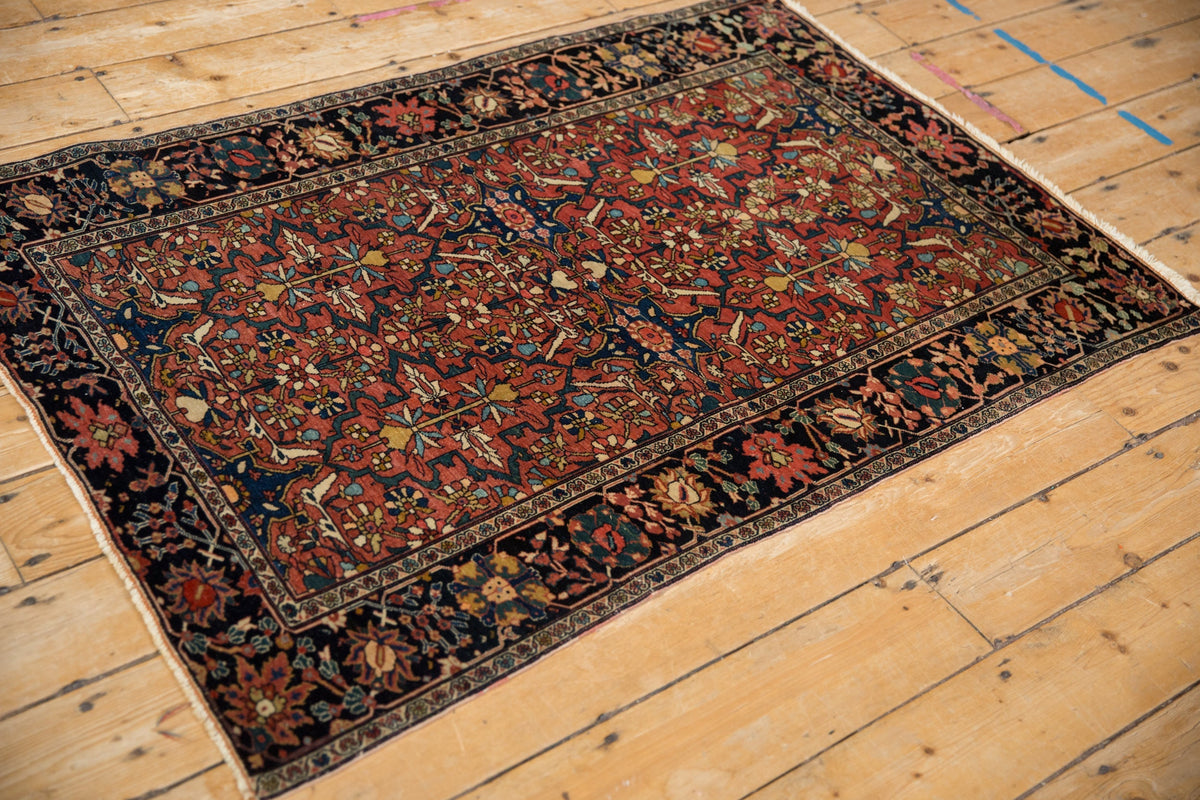 Old New House® 3x5 Antique Fine Farahan Sarouk Rug - Rugs