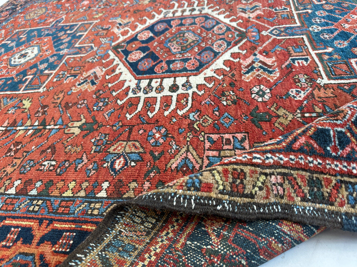 Rugistan Karaja Persian Antique Heriz Rug 4'9" x 6'