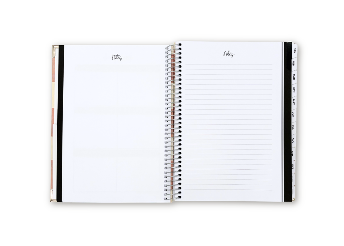 2027 Checkered Weekly Planner Basic Bundle