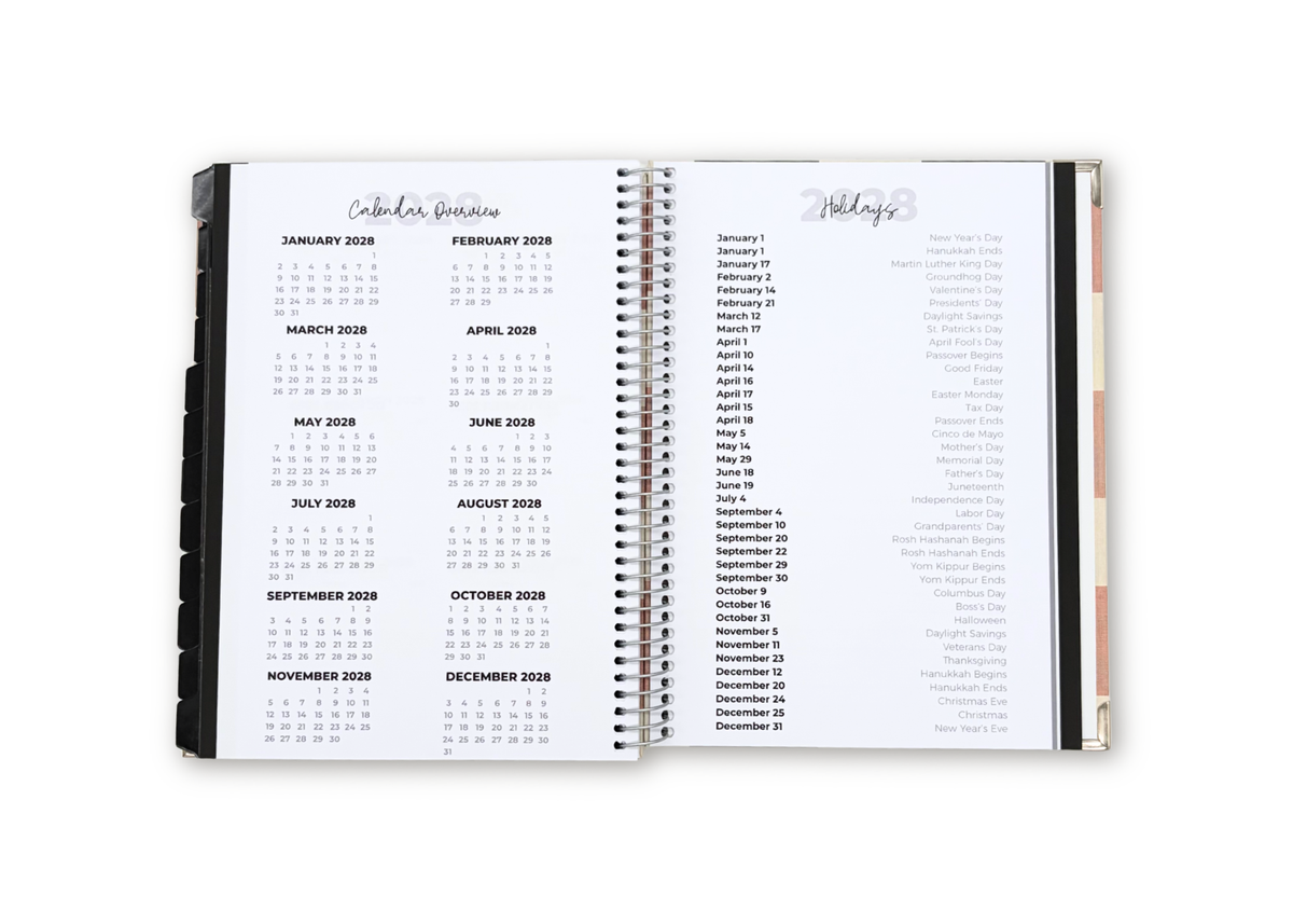 2027 Wildflower Weekly Planner