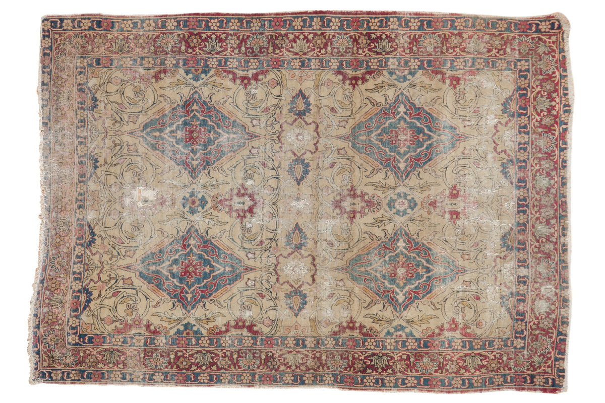 4.5x6.5 Antique Kermanshah Rug - Rugs - by Old New House® (image 1 of 12) | Heavy Bass & Prosody