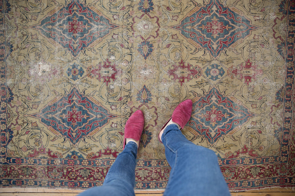 4.5x6.5 Antique Kermanshah Rug - Rugs - by Old New House® (image 2 of 12) | Heavy Bass & Prosody