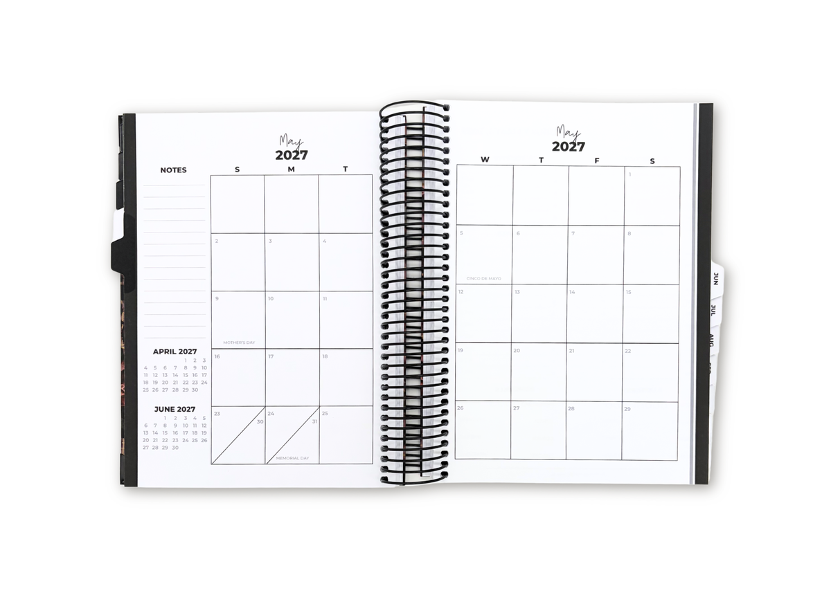 The Paper & Plan Co 2027 Velvet Floral Daily Planner Premium Bundle - by The Paper & Plan Co (image 9 of 12) | Heavy Bass &