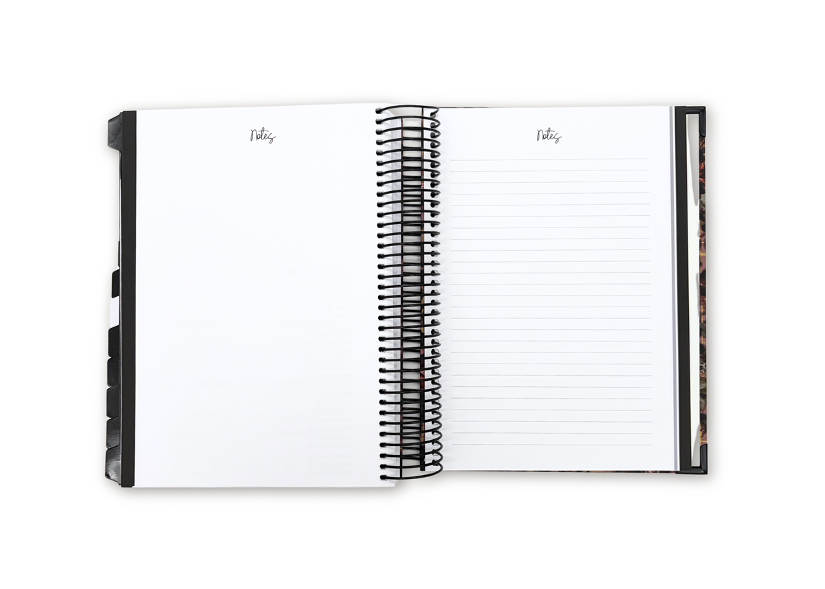 The Paper & Plan Co 2027 Velvet Floral Daily Planner Premium Bundle - by The Paper & Plan Co (image 12 of 12) | Heavy Bass &