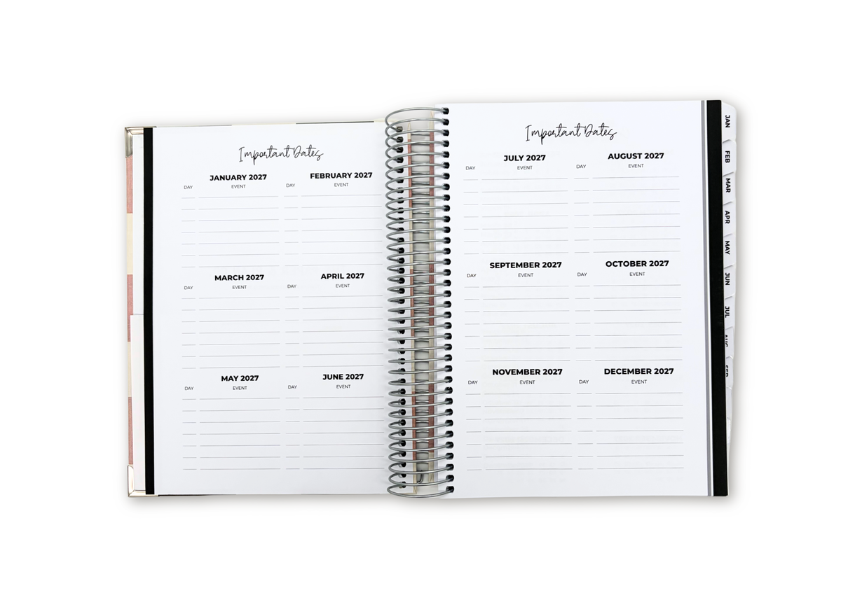 2027 Wildflower Daily Planner Premium Bundle