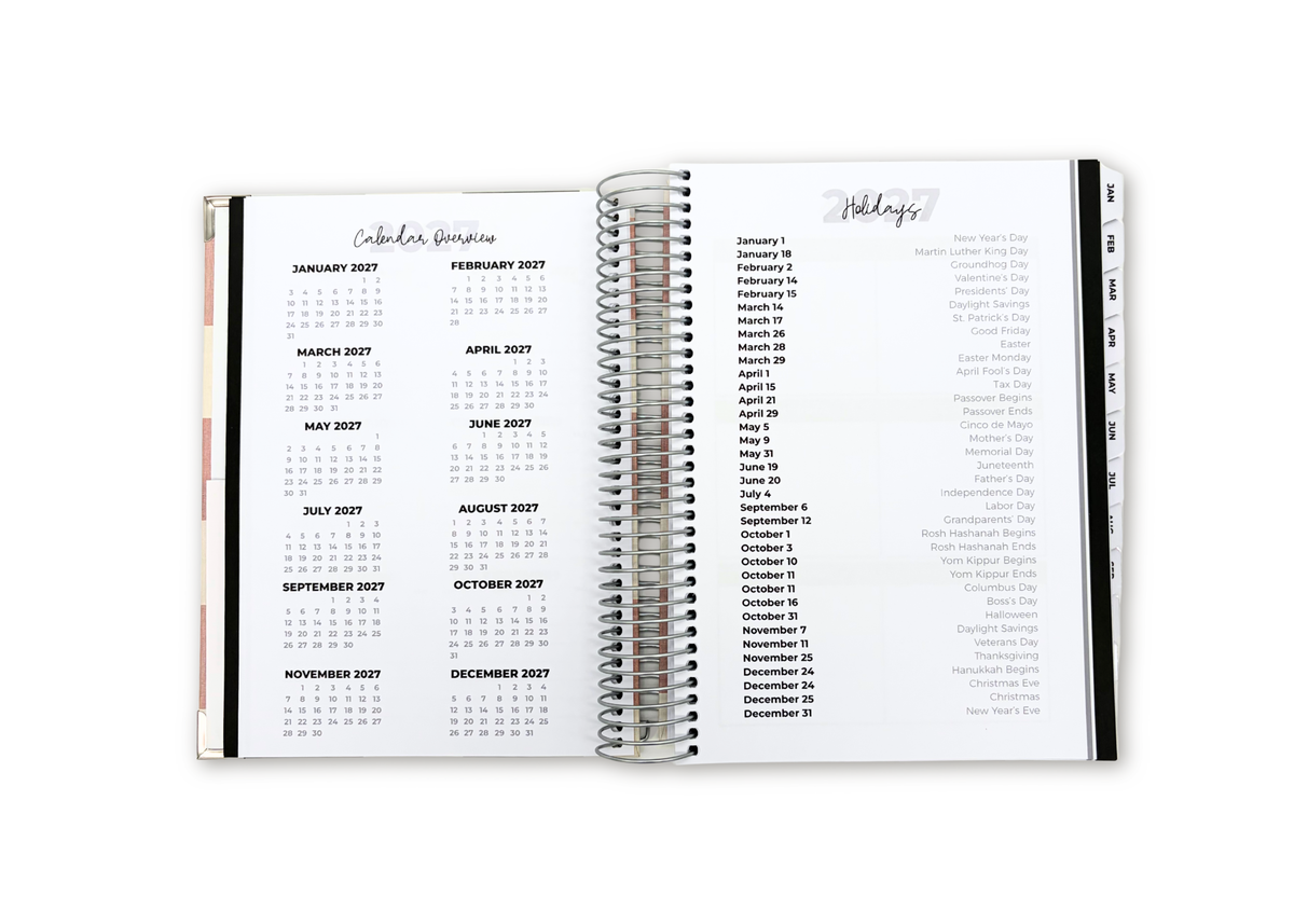 2027 Metal Flake Daily Planner