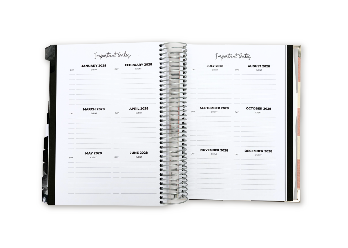 2027 Wildflower Daily Planner Premium Bundle