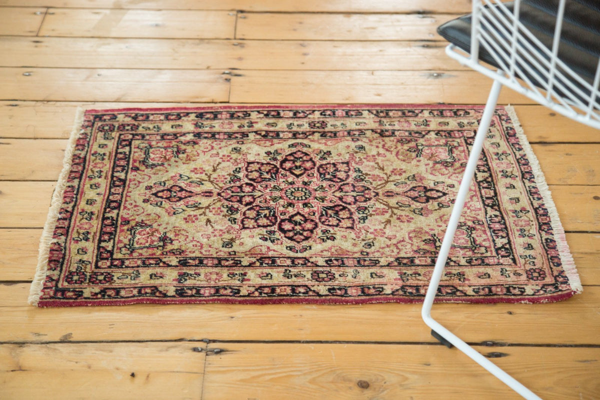 Old New House® 2x3 Antique Kerman Rug Mat - Rugs