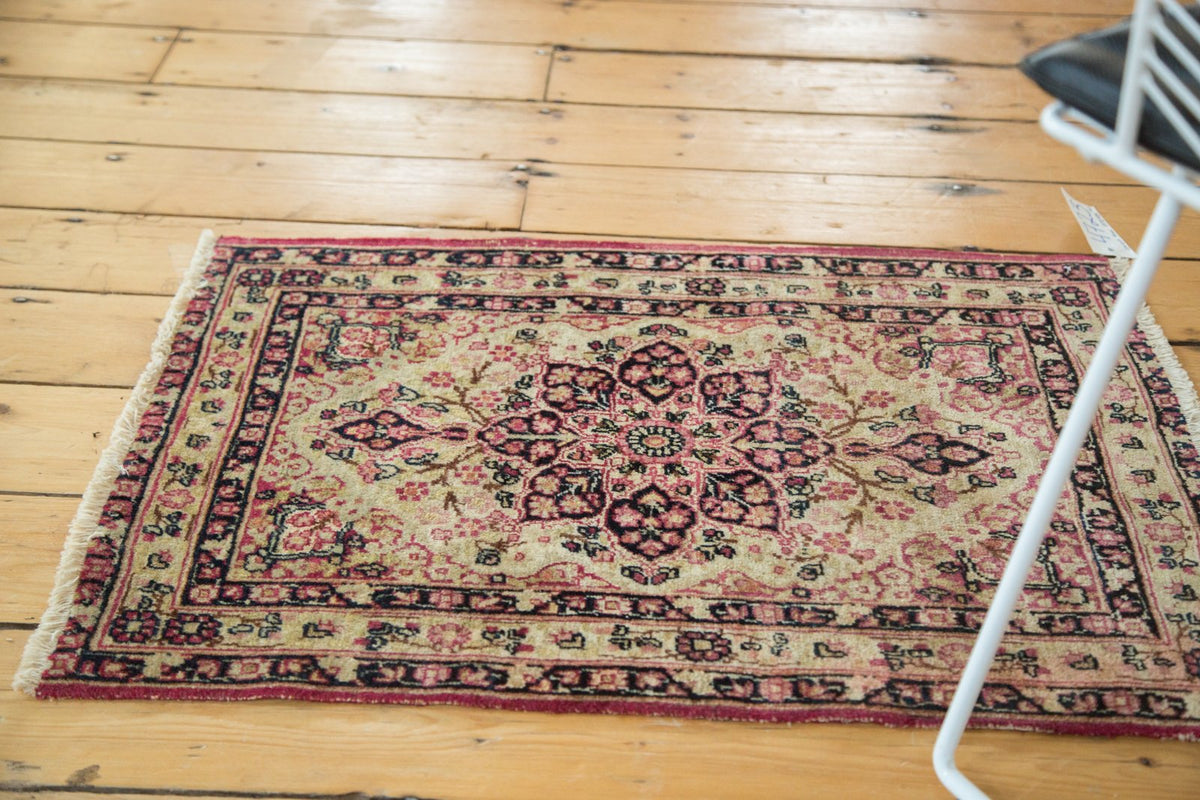 Old New House® 2x3 Antique Kerman Rug Mat - Rugs