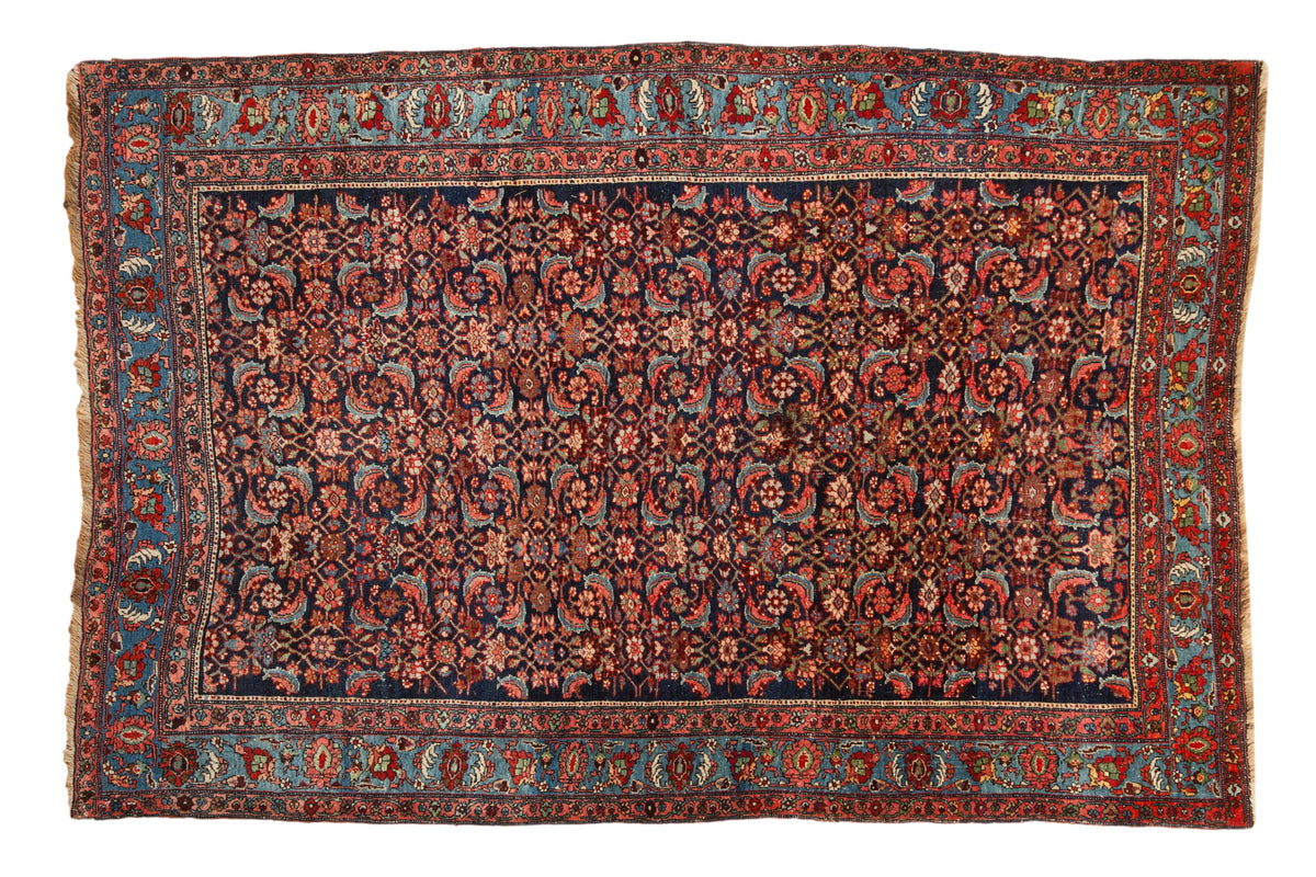 Old New House® Reserved 4.5x7 Antique Bijar Rug - Rugs
