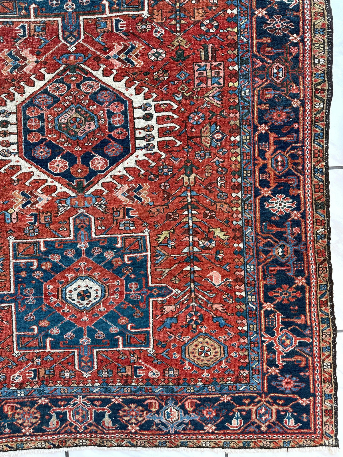Rugistan Karaja Persian Antique Heriz Rug 4'9" x 6'
