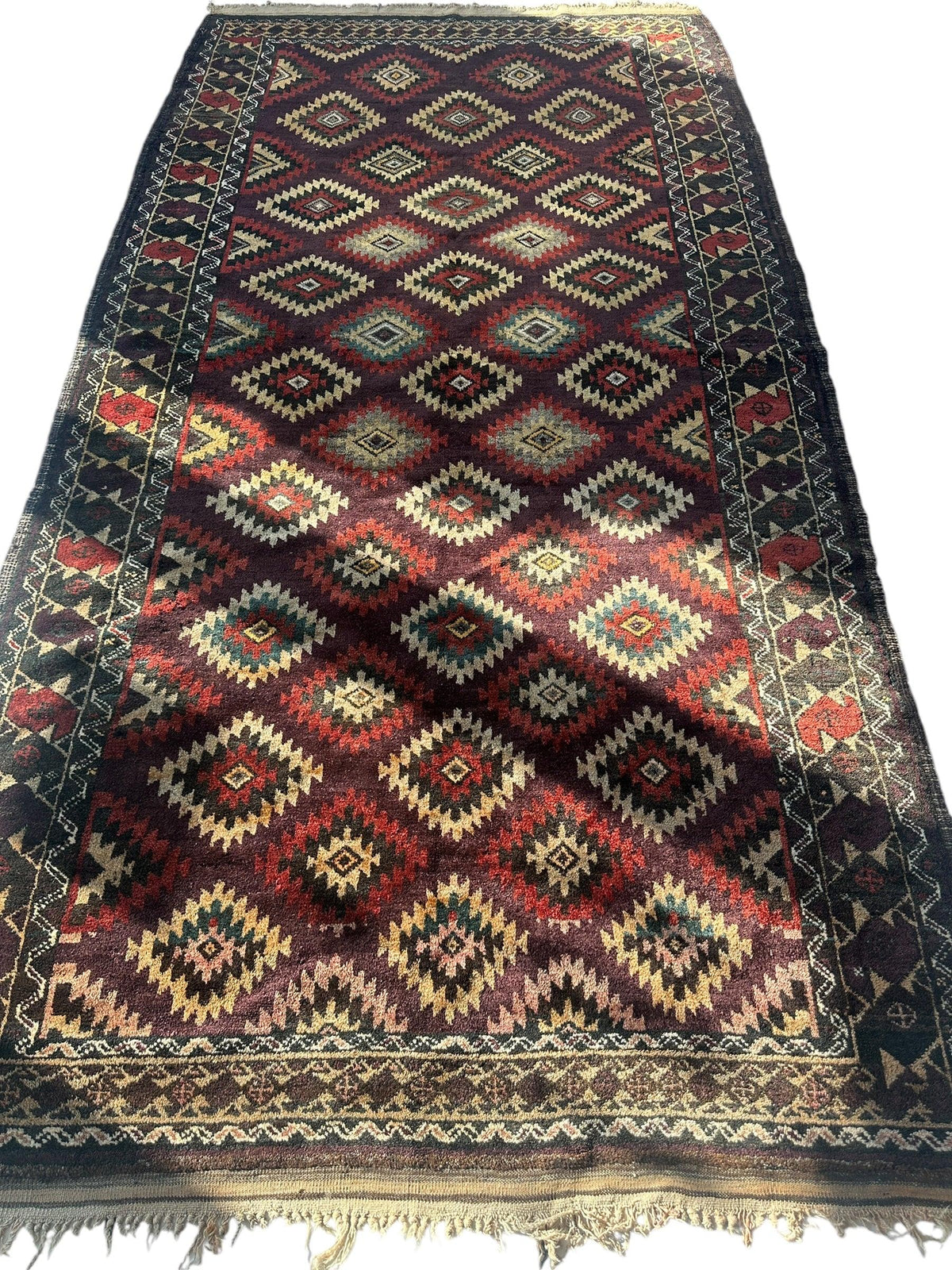 Rugistan Antique 1900’s Tribal Baluch Wool Rug 4’5” x 8’6”