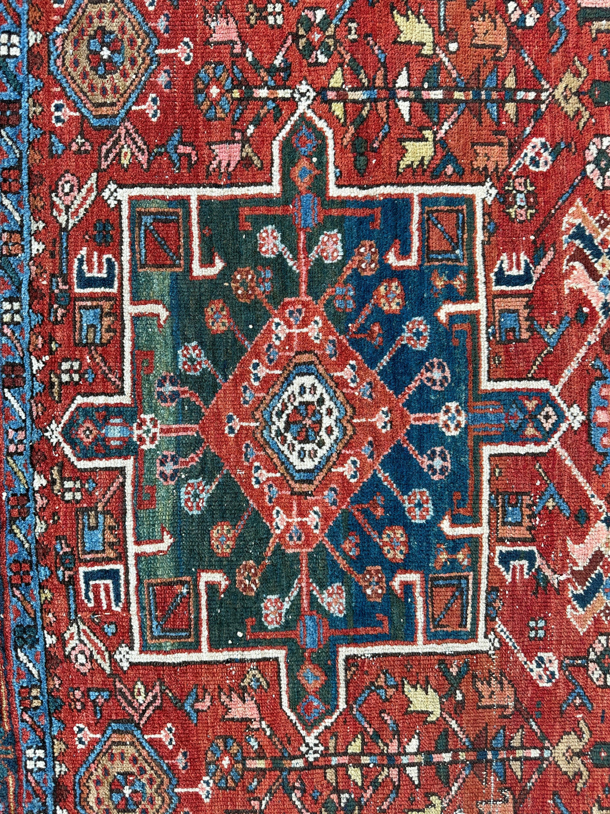Rugistan Karaja Persian Antique Heriz Rug 4'9" x 6'