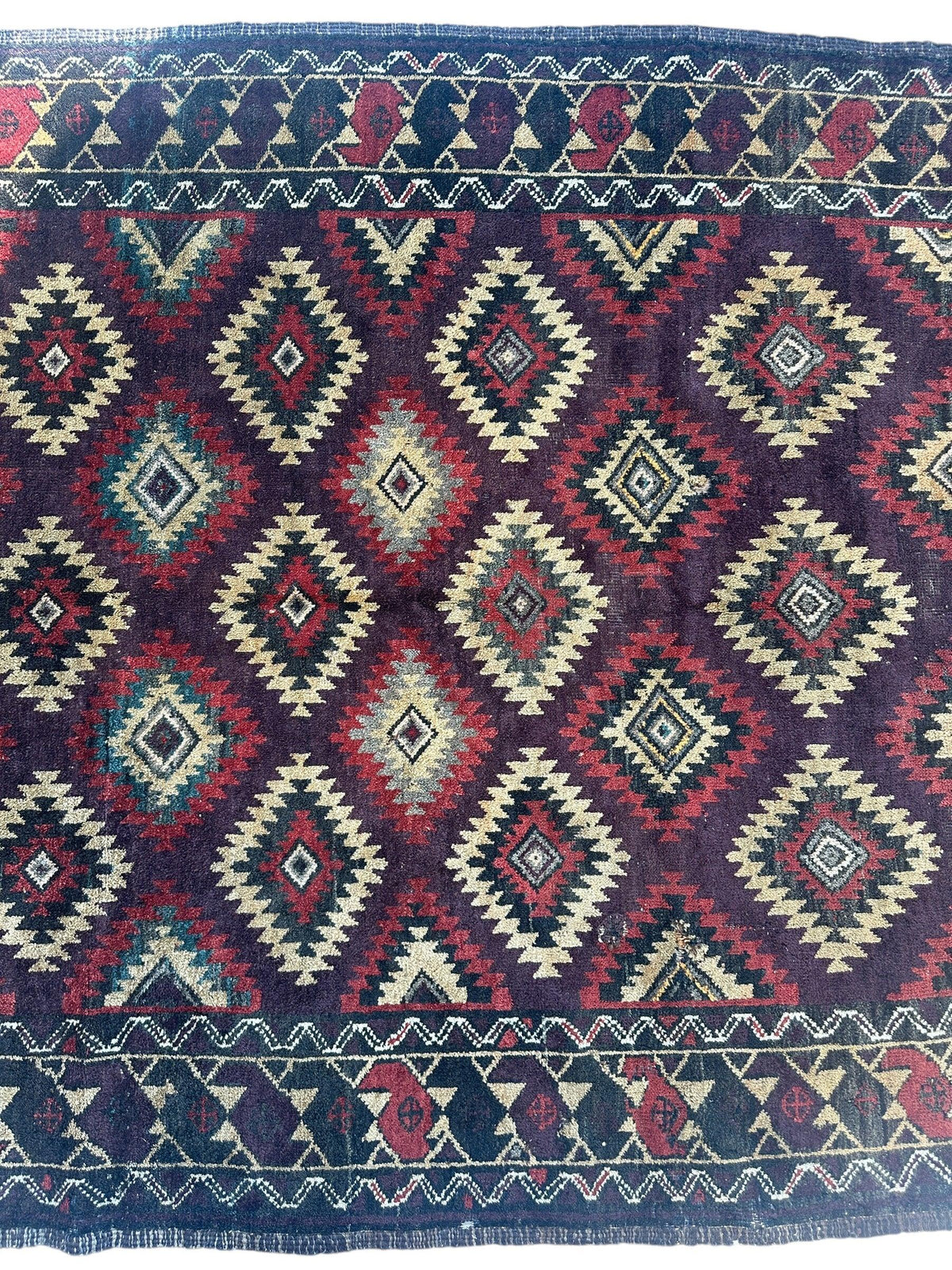 Rugistan Antique 1900’s Tribal Baluch Wool Rug 4’5” x 8’6”