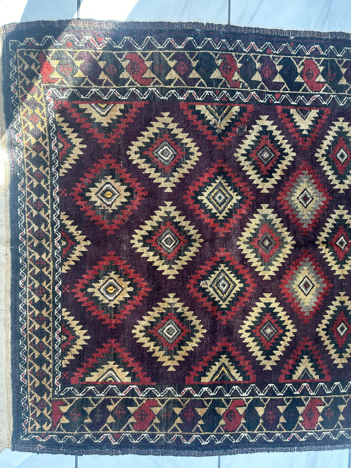 Rugistan Antique 1900’s Tribal Baluch Wool Rug 4’5” x 8’6”
