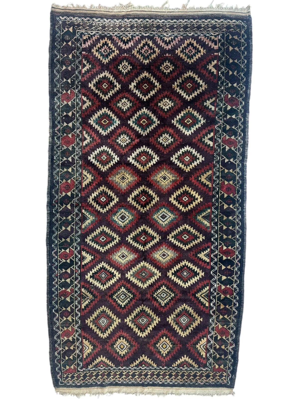 Rugistan Antique 1900’s Tribal Baluch Wool Rug 4’5” x 8’6”