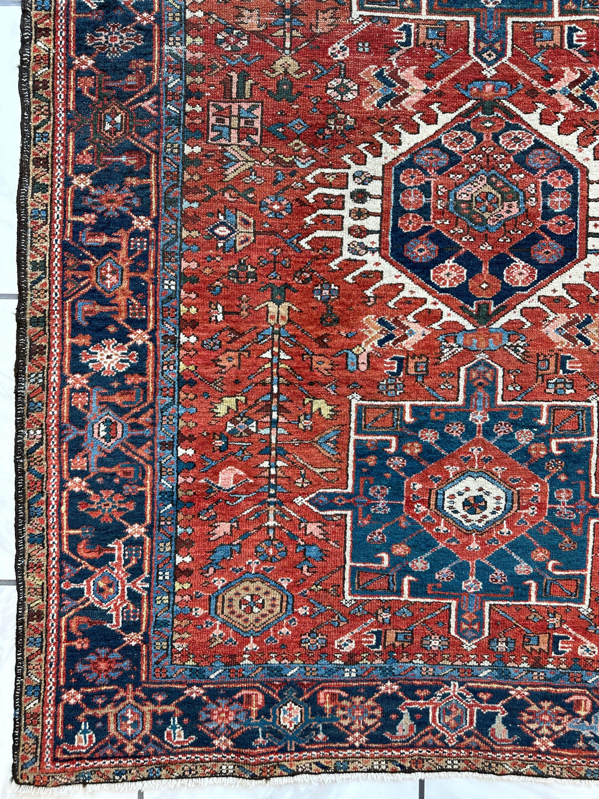 Rugistan Karaja Persian Antique Heriz Rug 4'9" x 6'