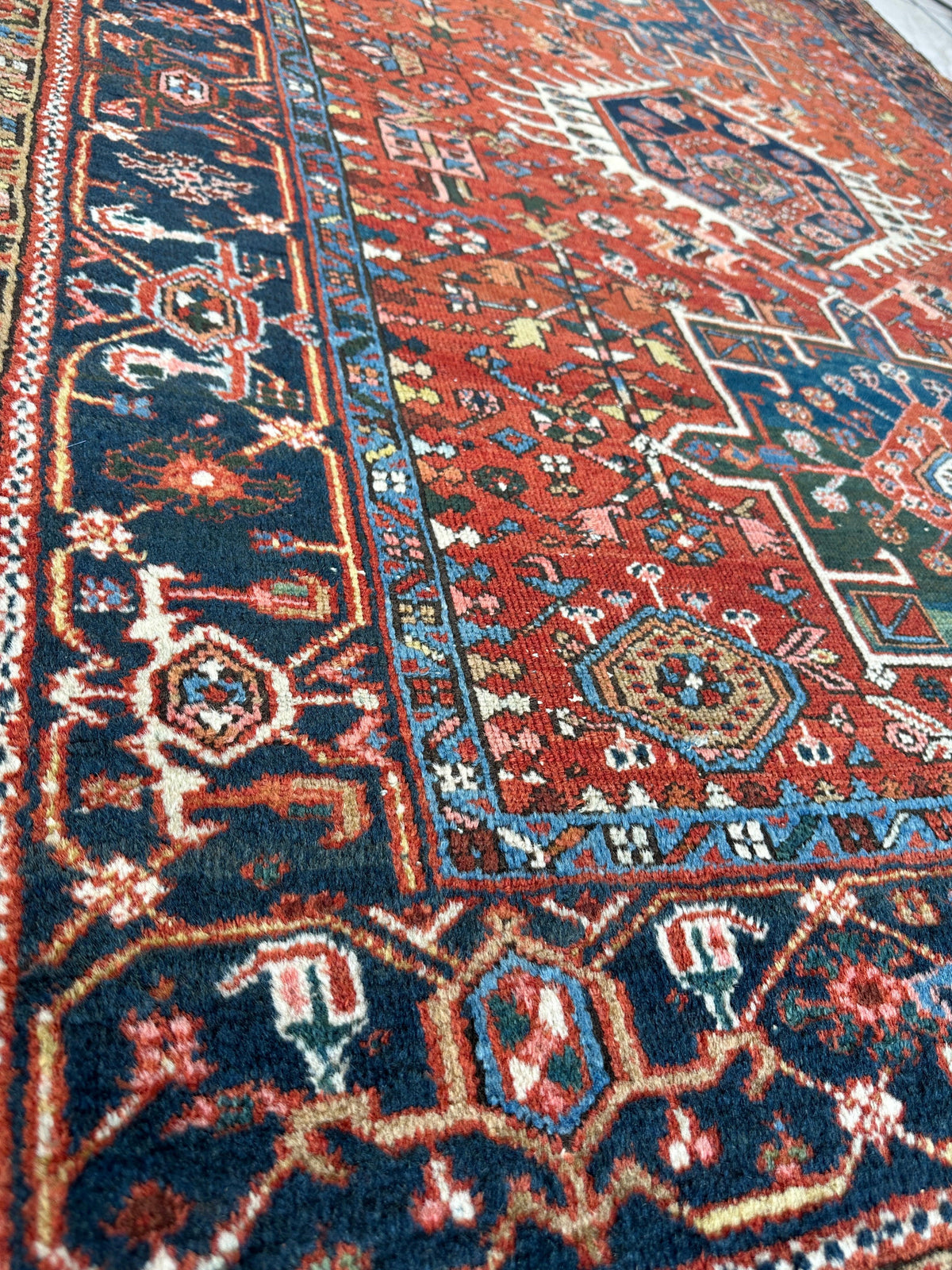 Rugistan Karaja Persian Antique Heriz Rug 4'9" x 6'