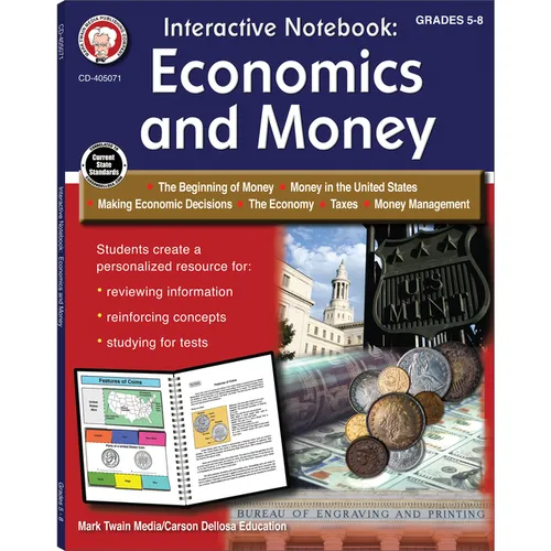 Interactive Notebook: Economics and Money - Paperback - Books - by Books by splitShops | Heavy Bass & Prosody