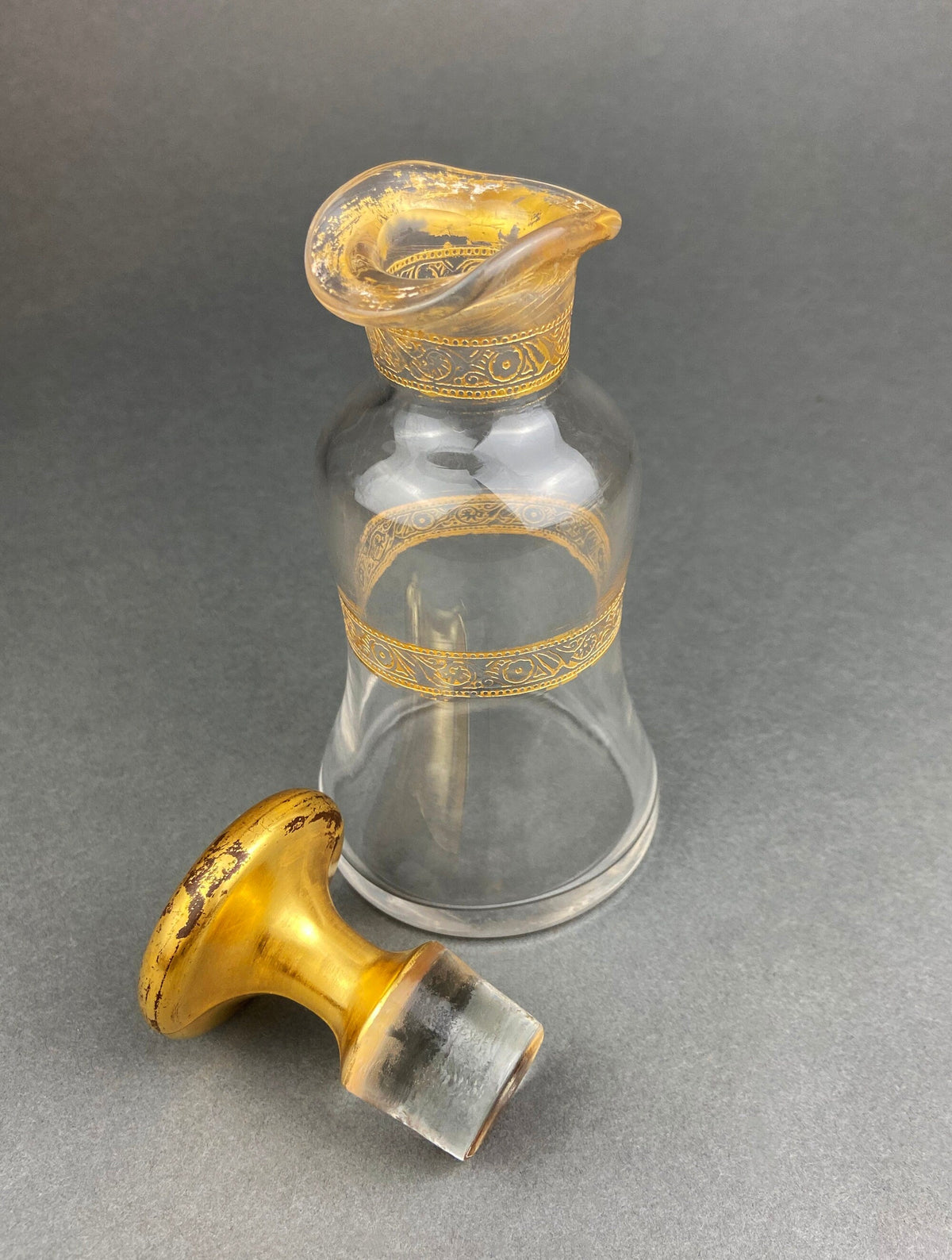 Antique Apothecary Perfume Bottles. Set of 2 Victorian Rose Water Bottles. (product 10485249638683 image 44047584559387)