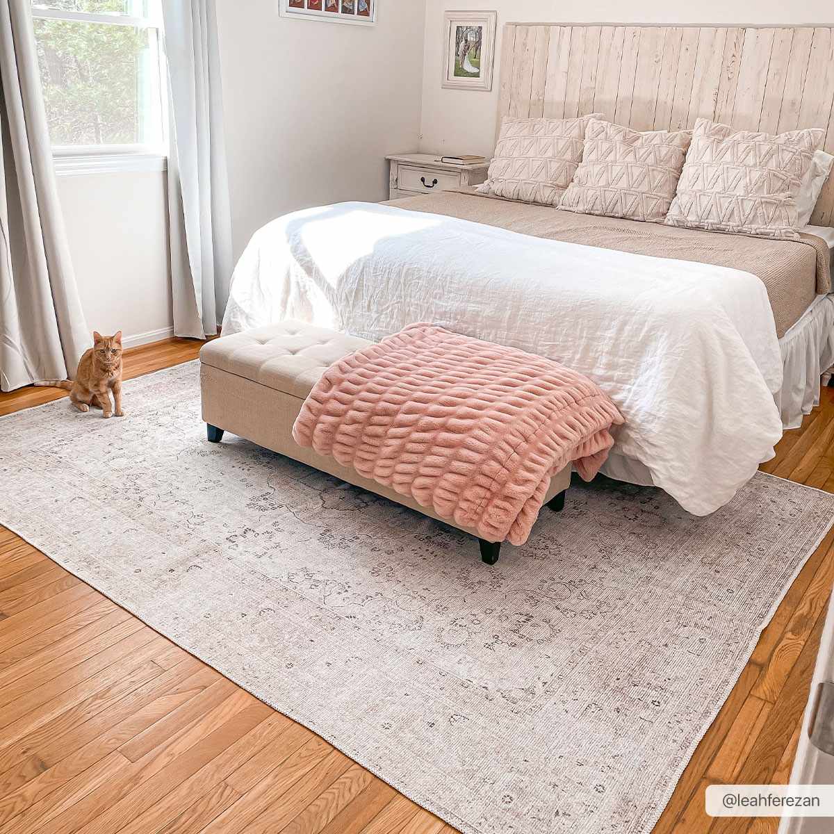 Boutique Rugs Bethany Vintage Flat Pile Washable Rug - Rugs