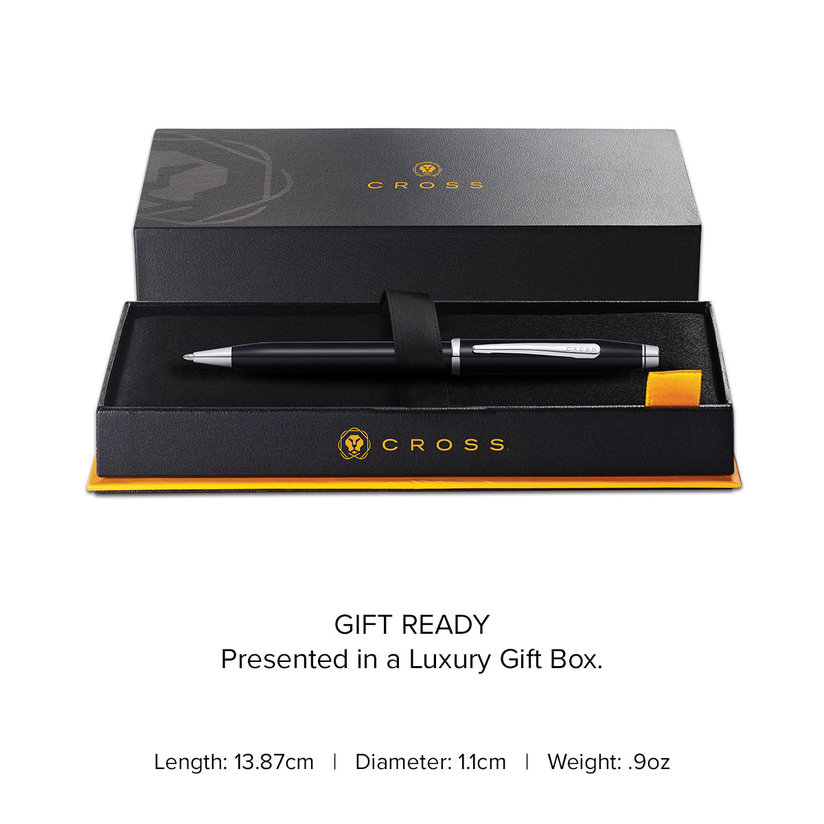 Century® II Black Lacquer Ballpoint Pen